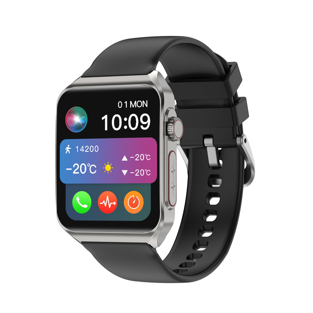 Health Smartwatch with SOS BP HR ECG BG SpO2 health monitoring suppor MorePro