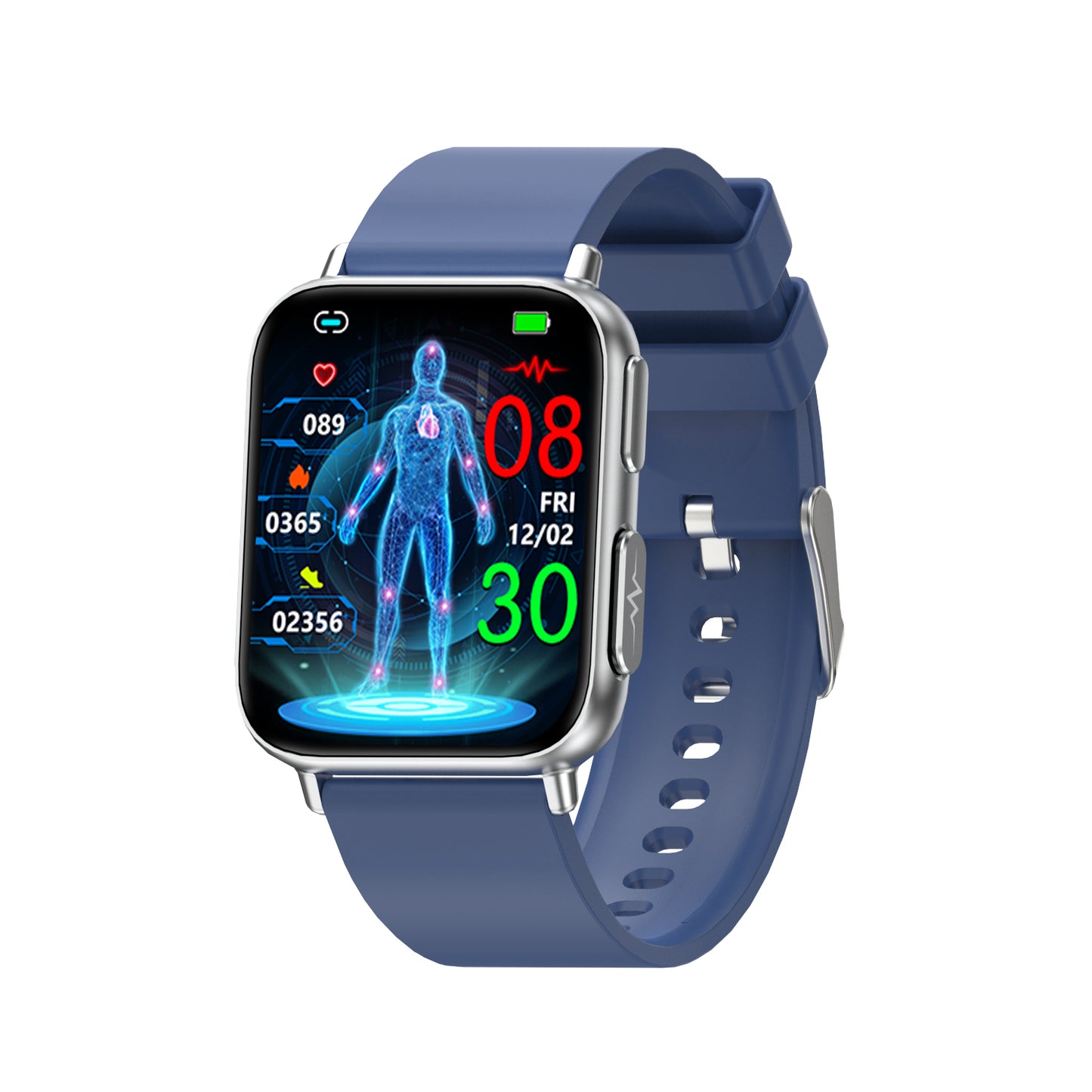 GT5 Pro Blood Sugar Smartwatch with Blood Pressure + ECG + Sleep Fitness Tracker