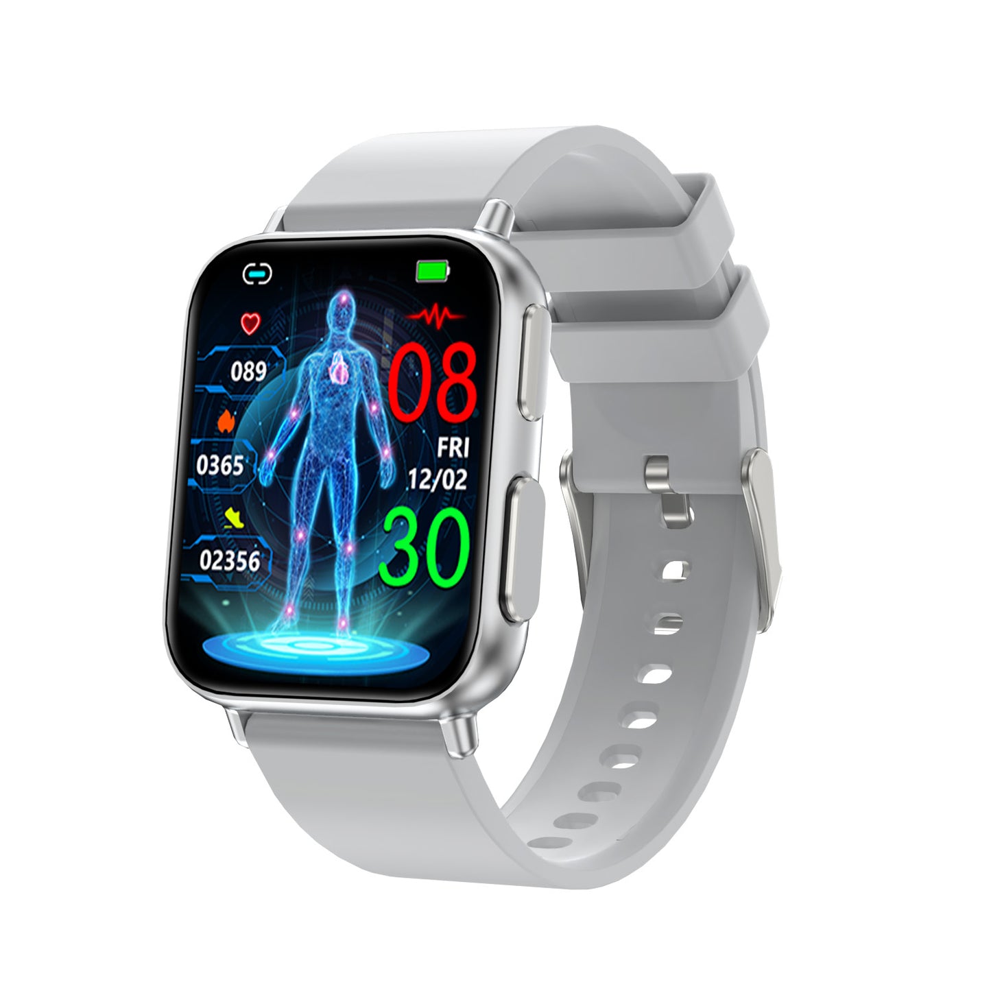 GT5 Pro Blood Sugar Smartwatch with Blood Pressure + ECG + Sleep Fitness Tracker