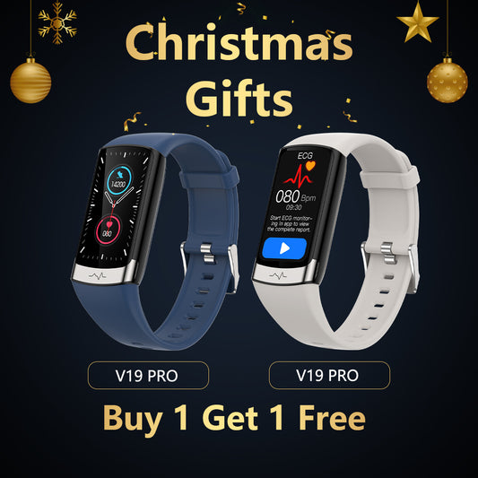 MorePro® V19pro ECG Fitness Tracker With Blood Pressure Monitoring-Christmas Gifts - Buy One Get One Free 🎁-US