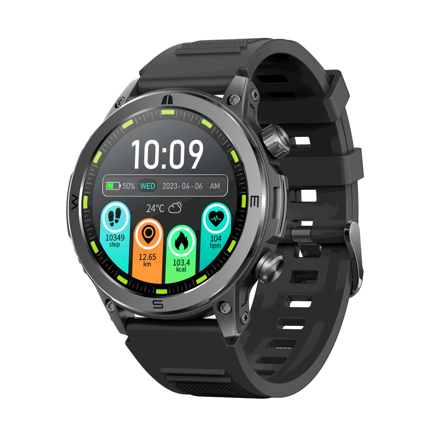 New Morepro HM38 Strong Smartwatch with Bluetooth Calling Fitness Tracker