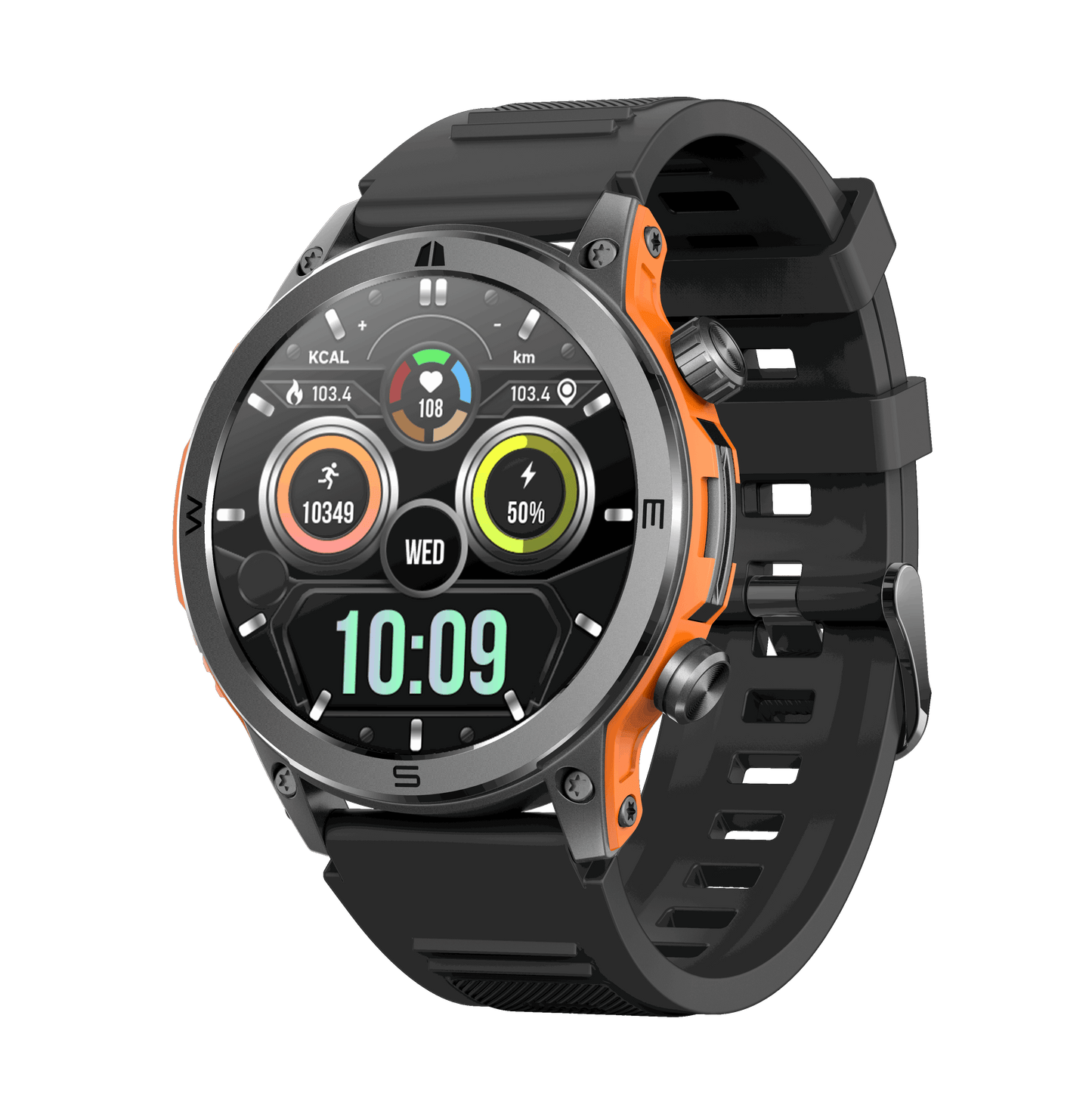 New Morepro HM38 Strong Smartwatch with Bluetooth Calling Fitness Tracker