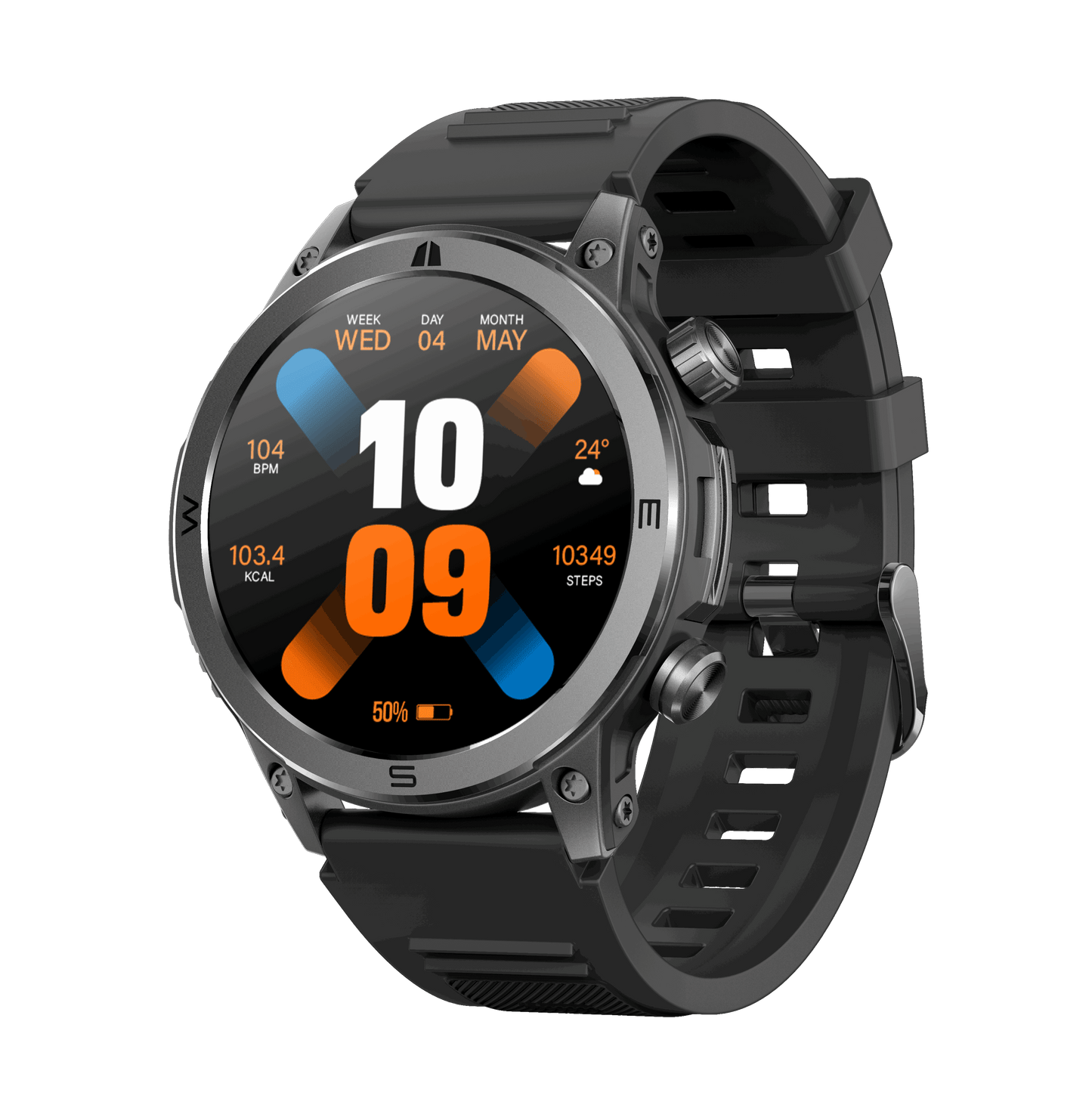 New Morepro HM38 Strong Smartwatch with Bluetooth Calling Fitness Tracker