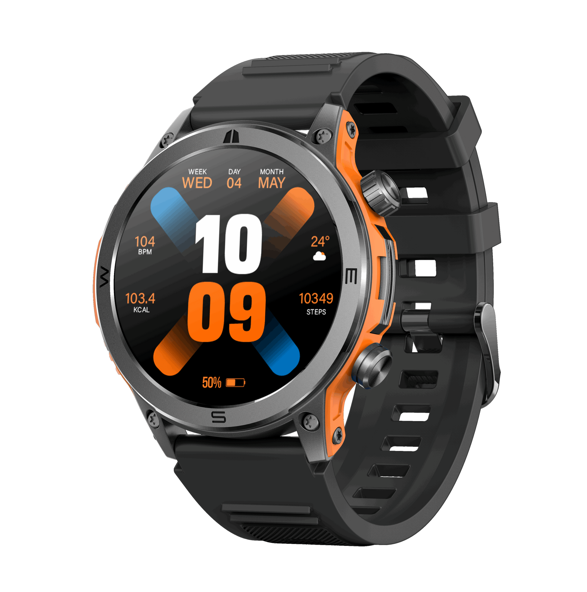 New Morepro HM38 Strong Smartwatch with Bluetooth Calling Fitness Tracker