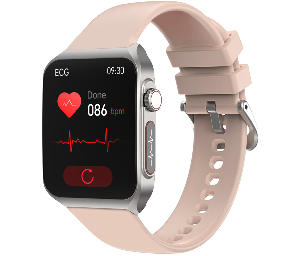 MorePro ElectroPulse Smartwatch with SOS+BP+HR+ECG+ BG+SpO2 health monitoring supports voice calls and fitness tracking🔥