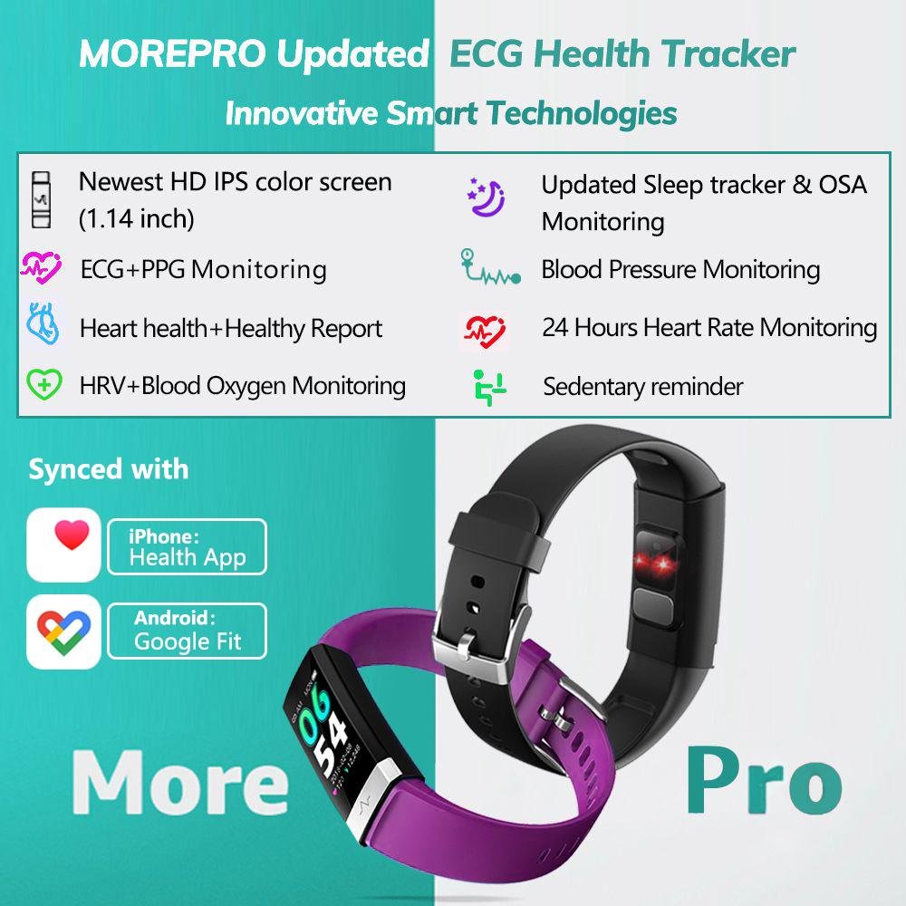 Morepro ecg fitness outlet tracker